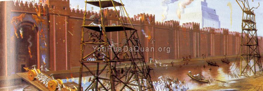 巴比伦的城墙 - 萨尔瓦多·达利